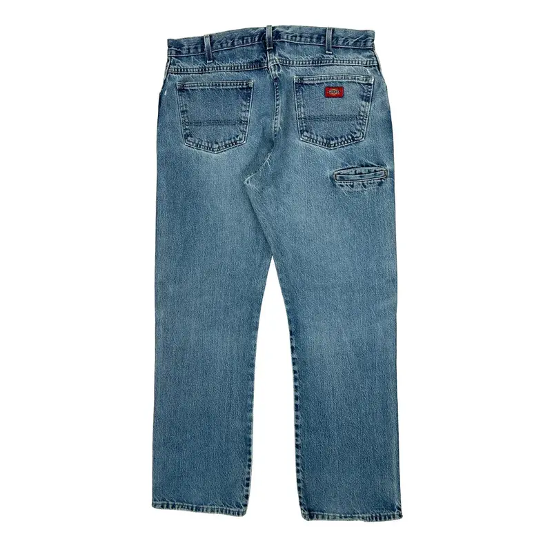 Regular Fit Dickies Jeans - 35W 31L Blue Cotton