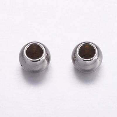 Tarnish Resistant 304 Stainless Steel Spacer Beads