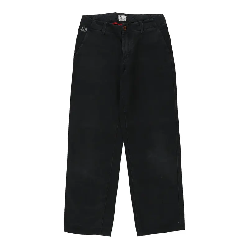 Age 10 C.P. Company Trousers - 25W 24L Black Cotton