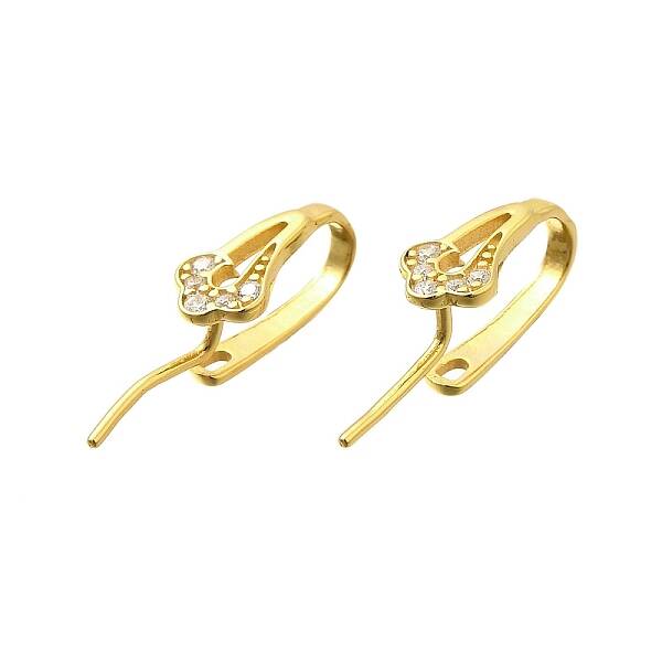925 Sterling Silver Cubic Zirconia Pendants Bails