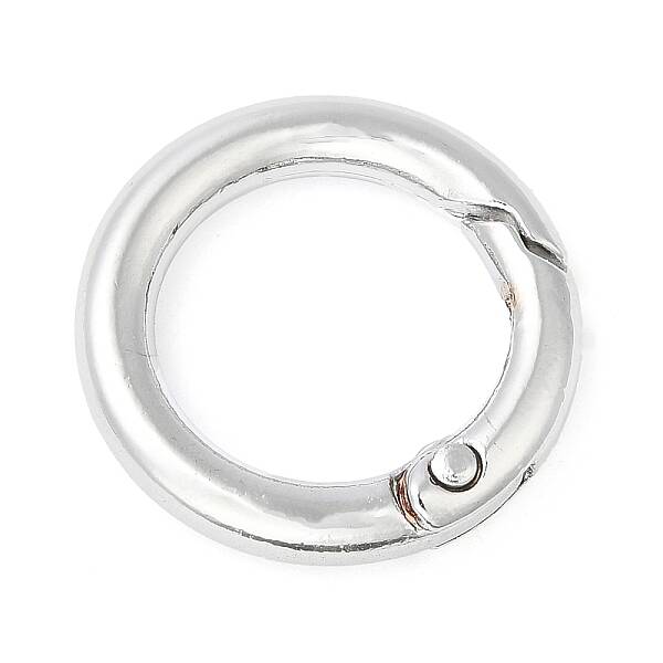 Rack Plating Brass Spring Gate Rings