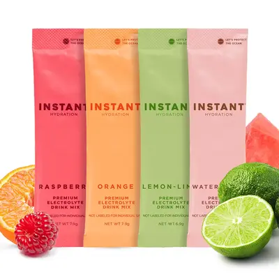 Instant Hydration Premium Electrolytes - Variety Pack - Zero Sugar - Keto Vegan Gluten-Free Non-GMO - Boost Recovery Brain Fu...