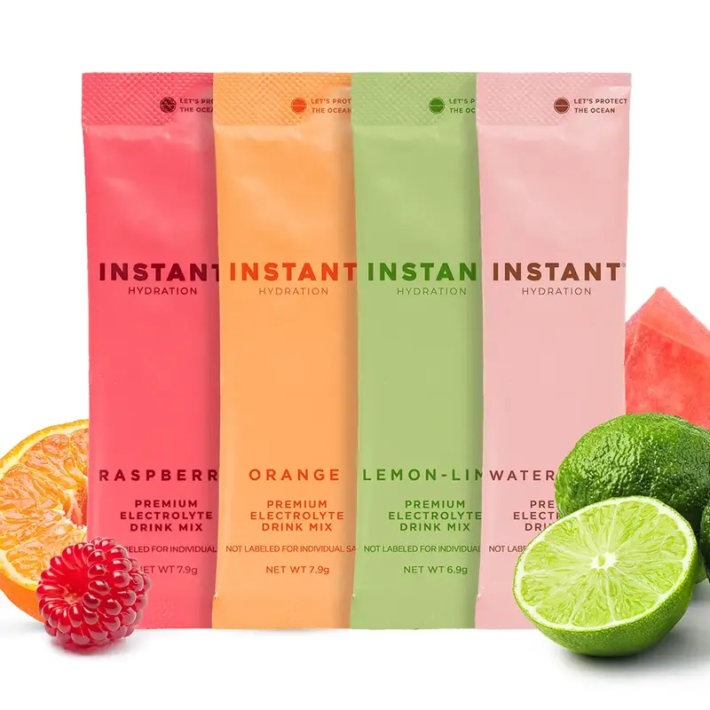 Instant Hydration Premium Electrolytes - Variety Pack - Zero Sugar - Keto Vegan Gluten-Free Non-GMO - Boost Recovery Brain Fu...