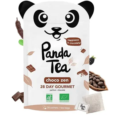 Panda Tea - Choco Zen - Chocolate Black Tea - ORGANIC - 28 sachets