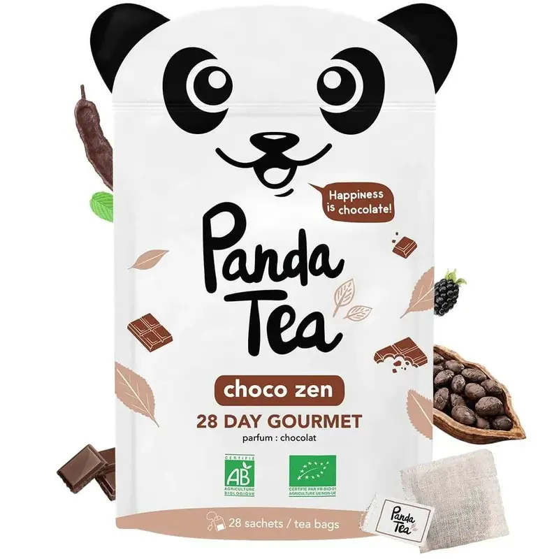 Panda Tea - Choco Zen - Chocolate Black Tea - ORGANIC - 28 sachets