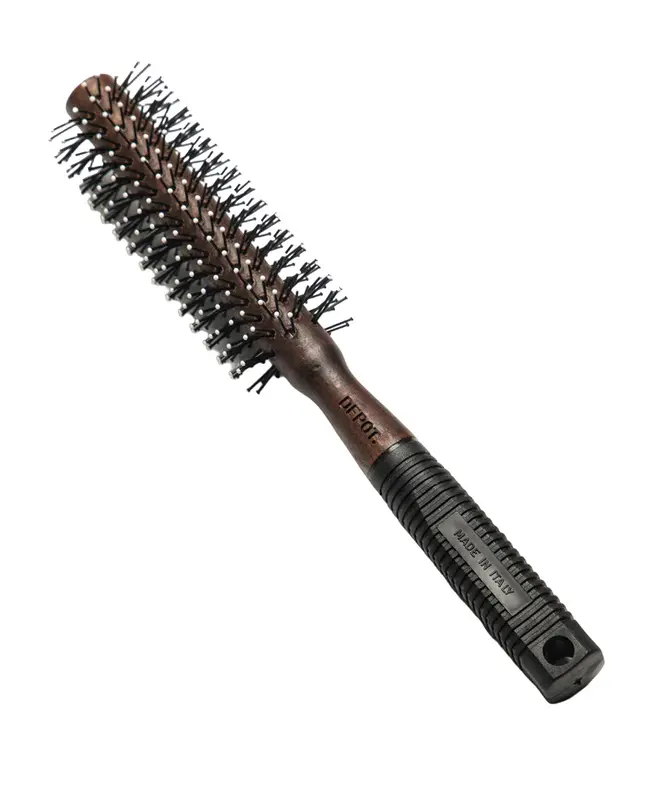 Depot accessori n. 724 round hairbrush black/brown size S for styling