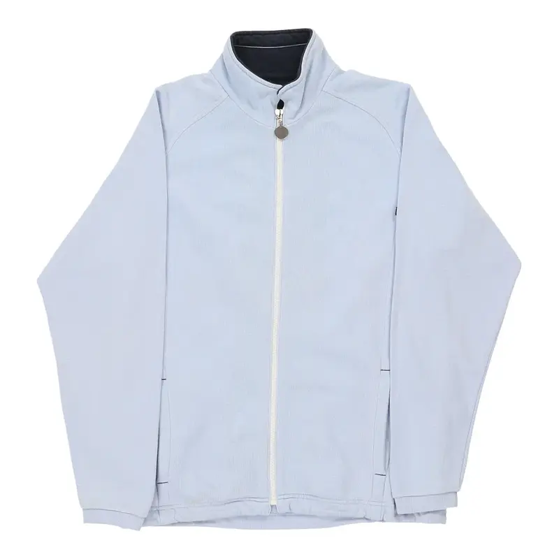 Vintage Champion Zip Up - Small Blue Cotton