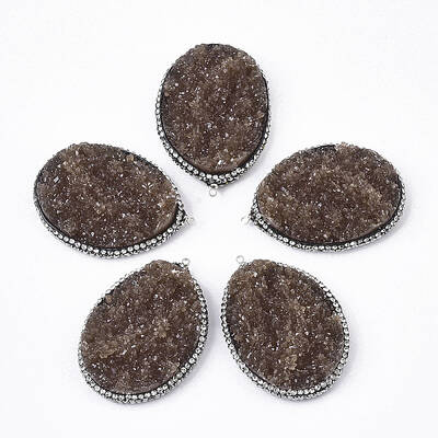 Druzy Resin Big Pendants
