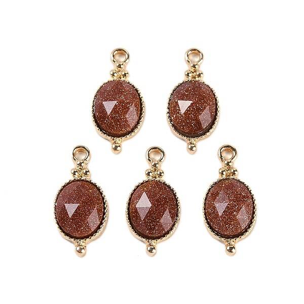 Synthetic Goldstone Faceted Pendans