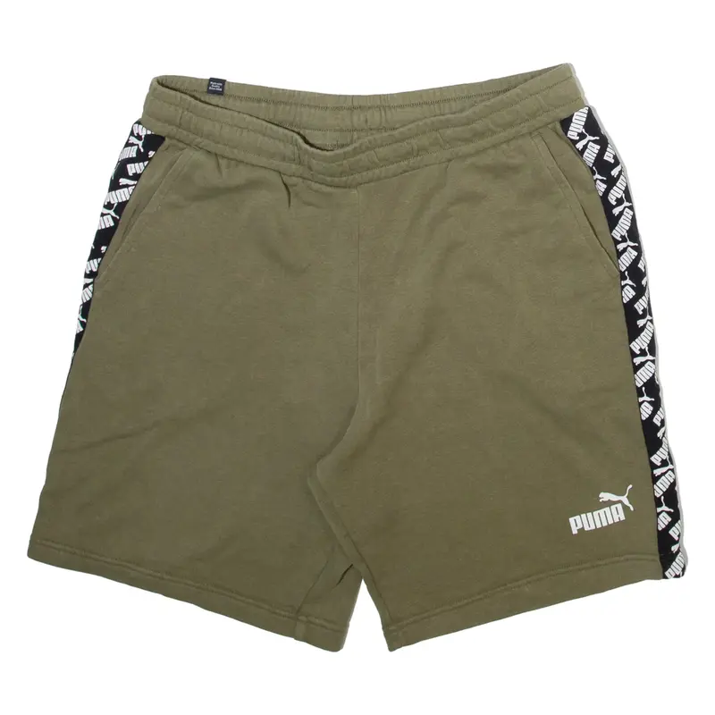 PUMA Mens Sports Shorts Green XL W34