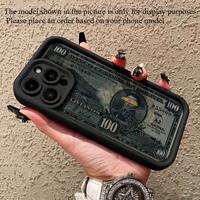 Personality Money Pattern Case for IPhone 16 15 14 Pro Max 13 12 11 XR XS Plus E   case  Shockproof Drop Protection Rugged Du...