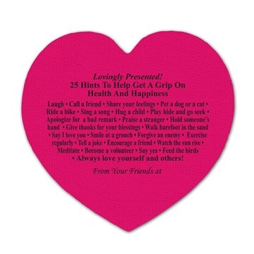 300 Promotional Health & Happiness Heart Jar Opener