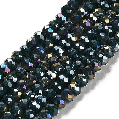 Electroplate Glass Beads Strands