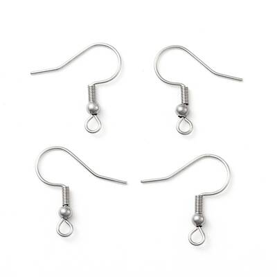 Tarnish Resistant 316 Surgical Stainless Steel Earring Hooks