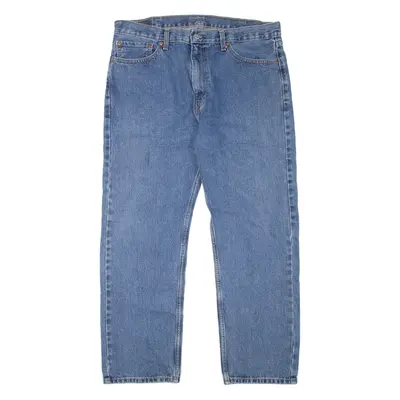 LEVI'S 505 Jeans Mens Blue Regular Straight W38 L30