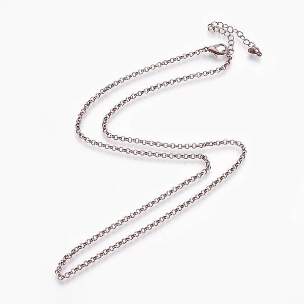 Iron Rolo Chain Necklace Making