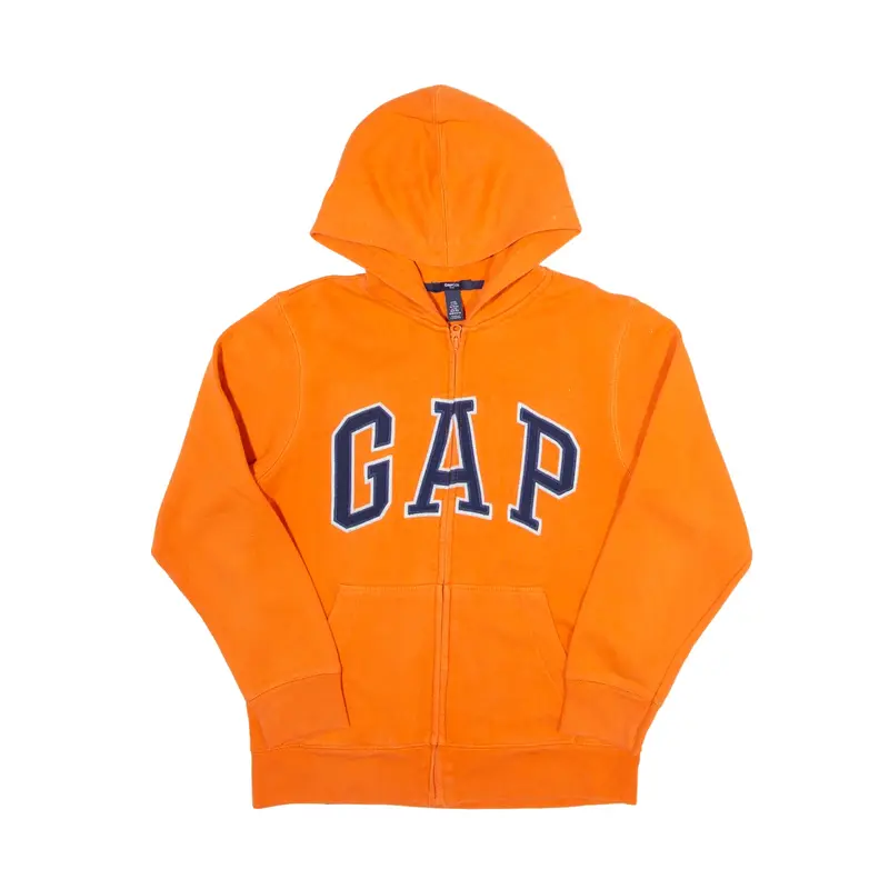 GAP Hoodie Orange Pullover Boys 12Y