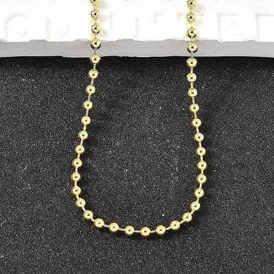 Brass Ball Chain Necklaces