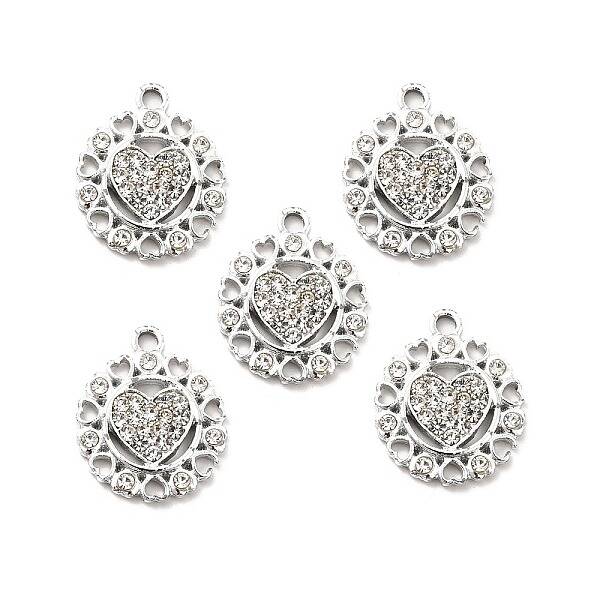 Alloy Rhinestone Pendants