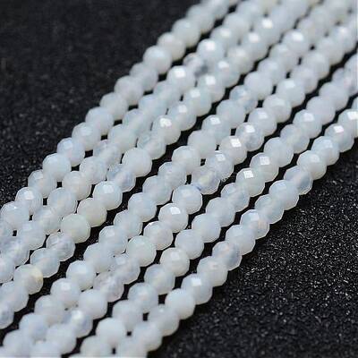 Natural Blue Chalcedony Bead Strands