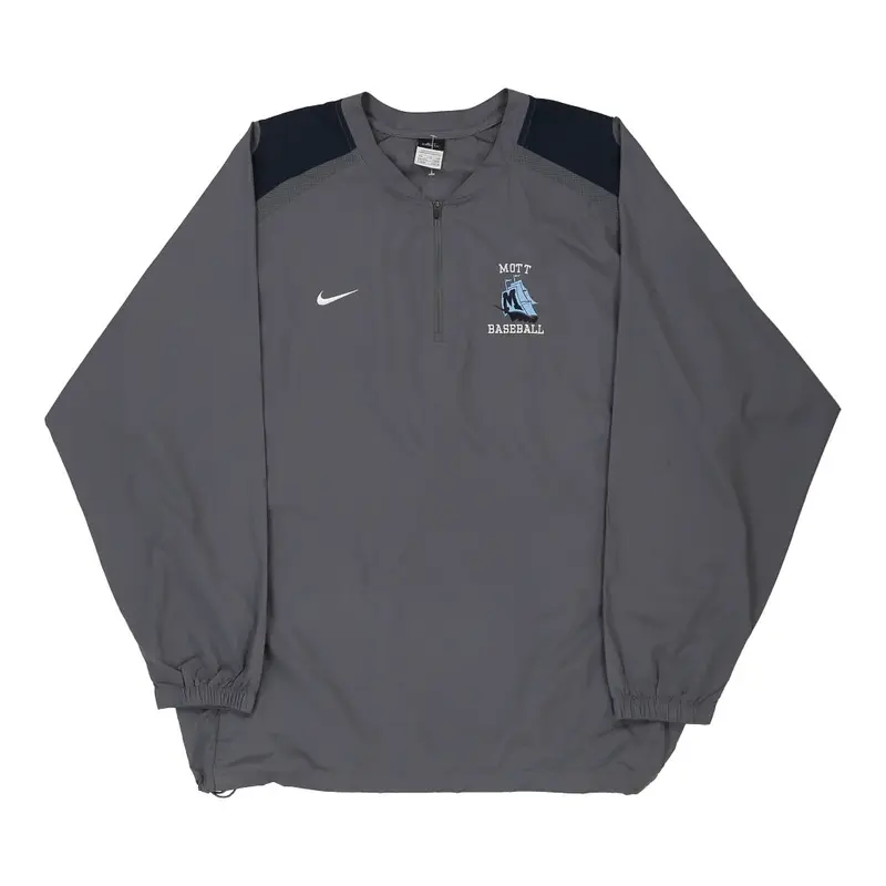 Mott Baseball Nike Windbreaker - 2XL Grey Polyamide