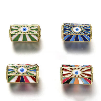 Brass Enamel Pendants