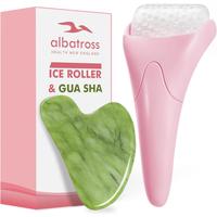 Albatross Health Ice Roller for Face & Gua Sha Facial Tools - Self Facial Massage Tools for Skin Care, Reducing Wrinkles & Pu...
