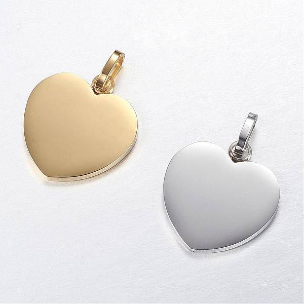 304 Stainless Steel Stamping Blank Tag Pendants