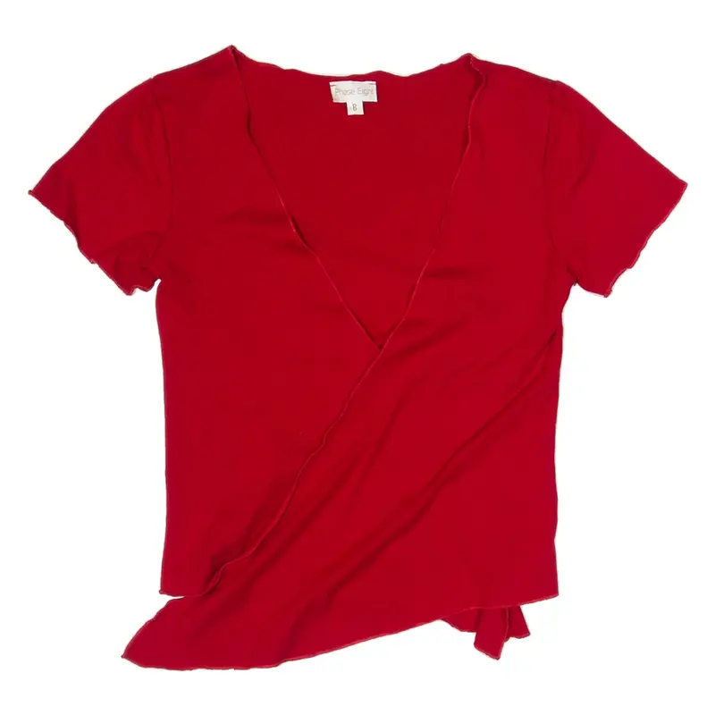 PHASE EIGHT Shawl Womens Top Red UK 8