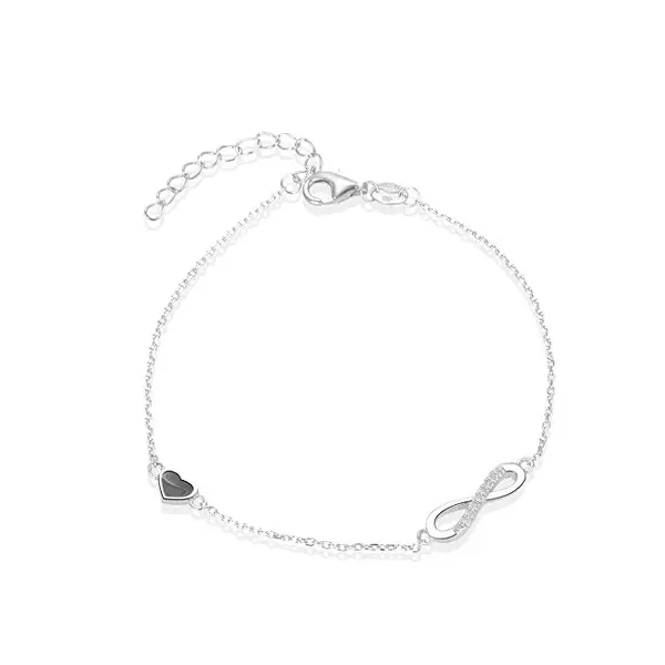 Beneto Bracciale In Argento Moda Amore Infinito Agb629 / 21