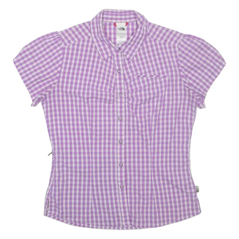THE NORTH FACE Womens Shirt Purple Check M