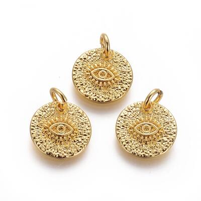 Brass Rough Surface Charms