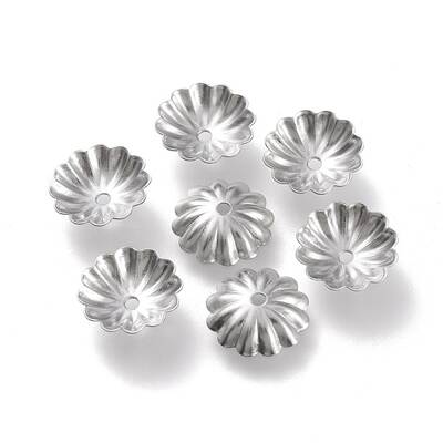 Non-Tarnish 304 Stainless Steel Bead Caps
