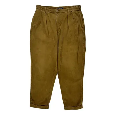 Chaps Ralph Lauren Cord Trousers - 36? Waist Brown Cotton