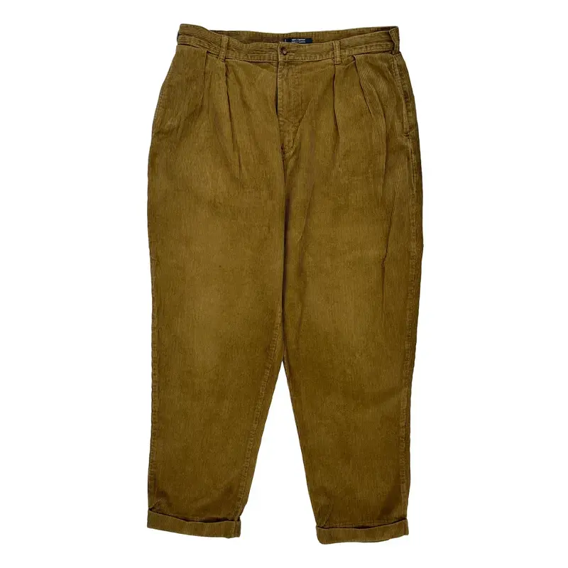 Chaps Ralph Lauren Cord Trousers - 36? Waist Brown Cotton