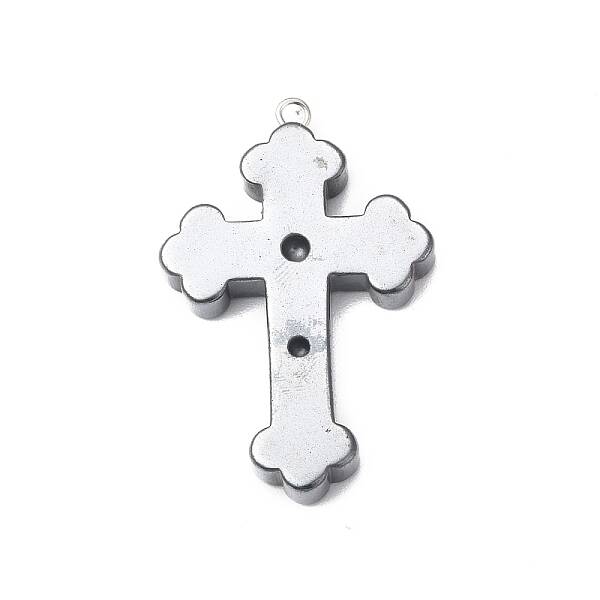 Synthetic Non-magnetic Hematite Pendant Rhinestone Settings