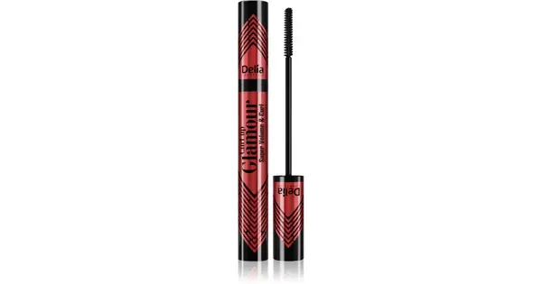Delia Cosmetics Glamour mascara for eyelashes black color 11 ml