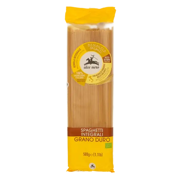 Alce nero Spa Wholemeal Spaghetti Ynsadiet 500 g