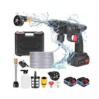 Cordless Pressure Washer Battery Powered, 550W Power Washer with 6-in-1 Nozzle, Portable Pressure Washer Gun with 5 m Hose, H...