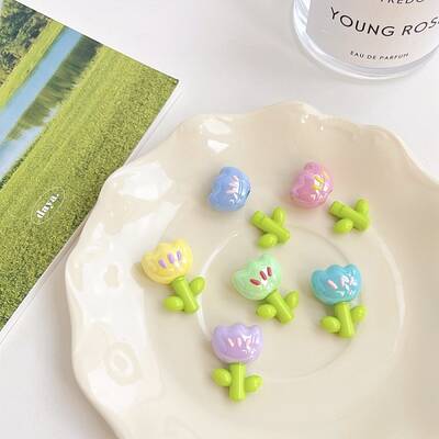 Enamel Acrylic Beads