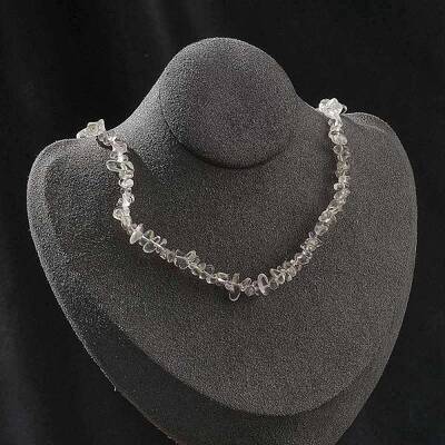 Natural Lemon Quartz Chip Beaded Necklaces for Men Women