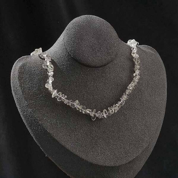 Natural Lemon Quartz Chip Beaded Necklaces for Men Women