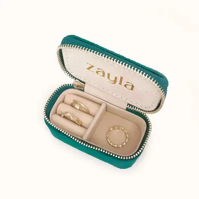 Jewelry Travel Case - Emerald