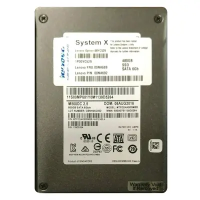 00NA692 IBM 480GB Multi-Level Cell SATA 6Gb/s 2.5-Inch Solid State Drive