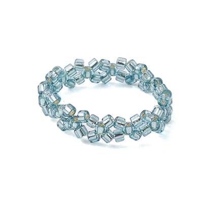 Glass Seed Beads Stretch Rings for Women