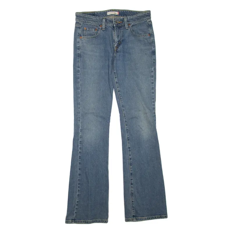 LEVI'S Super Low Womens Jeans Blue Regular Bootcut W30 L34