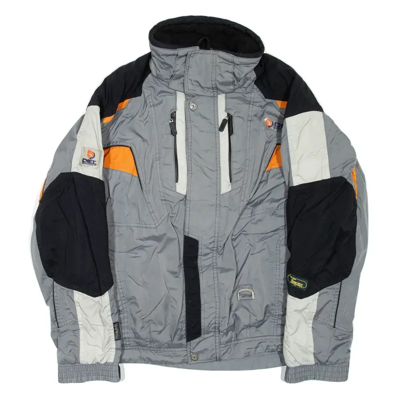 DIEL Mens Ski Jacket Grey Colourblock L