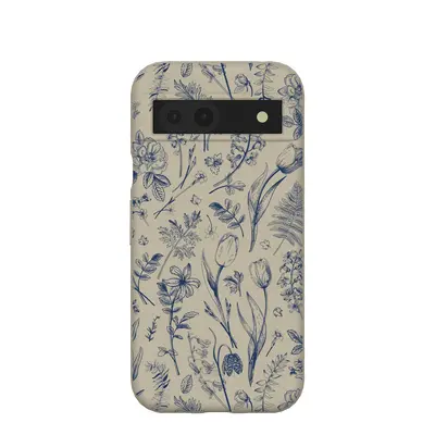 London Fog Indigo Bouquet Google Pixel 8a Case