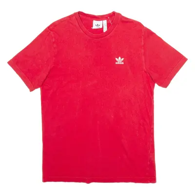 ADIDAS Mens T-Shirt Red M