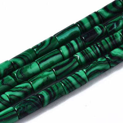Synthetic Malachite Beads Strands
